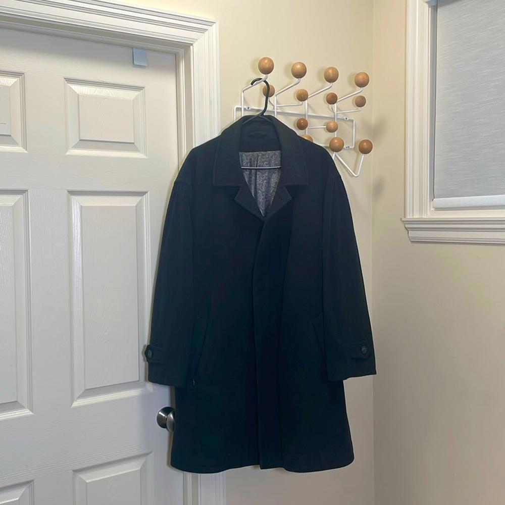 Baumler - Wool Cashmere Blend Button Down Jacket - Dark Grey - XXL